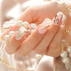 HOBBIESAY 40Pcs 10 Style Butterfly Alloy Rhinestone Cabochons MRMJ-HY0002-38-5