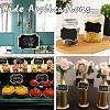 30Pcs 3 Styles Mini Wooden Hanging Chalkboard HJEW-CJ0001-04-8
