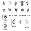 SUNNYCLUE Tibetan Style Alloy Pendants TIBEP-SC0001-61-2
