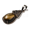 Natural Tiger Eye Pendants G-H065-01R-16-2