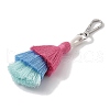 Handmade Macrame Nylon Thread Pendant Decorations HJEW-P019-14P-3