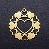 201 Stainless Steel Pendants STAS-Q201-JN343-2-1
