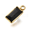 304 Stainless Steel Rhinestone Pendants STAS-Z125-11G-3