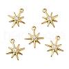 PVD Vacuum Plating 201 Stainless Steel with Rhinestone Pendants STAS-J401-VC942-3