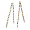 Brass Cup Chains Tassel Big Pendants PALLOY-S177-72LG-1