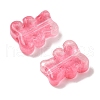 Transparent Spray Paint Glass Beads GLAA-Z011-08F-2