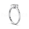 Rhodium Plated 925 Sterling Silver Micro Pave Cubic Zirconia Finger Rings for Women RJEW-K253-15MP-3