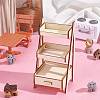 Mini Wood Storage Rack Furniture Model AJEW-WH0419-70-5