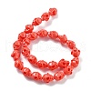 Synthetic Coral Carved Beads Strands CORA-M001-10-M-4