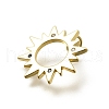 Brass Micro Pave Cubic Zirconia Pendants KK-Z093-02G-2