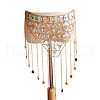 Clear AB Acrylic & Alloy Tassel Sexy Skirt Jewelry Night Shop Shoulder Body Chains for Women WG261D8-06-1