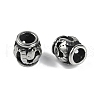 304 Stainless Steel European Beads STAS-C108-09B-AS-1