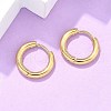 Ion Plating(IP) 304 Stainless Steel Huggie Hoop Earrings EJEW-F111B-16mm-G-4