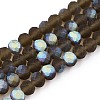 Transparent Glass Beads Strands EGLA-A044-T6mm-MB16-1