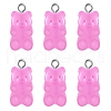 Transparent Resin Pendants HJEW-TAC0007-02D-1