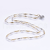 304 Stainless Steel Chain Necklaces STAS-P164-08GP-1