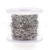 Tarnish Resistant 304 Stainless Steel Star Link Cable Chains CHS-E006-02P-3