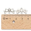 Bowknot Alloy Links connectors X-EA11930Y-NF-3