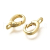Brass Spring Gate Rings KK-Q043-12G-2