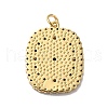 Rack Plating Brass Pave Cubic Zirconia Enamel Pendants KK-O142-57G-3