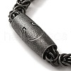 316 Surgical Stainless Steel Byzantine Chain Bracelets BJEW-Q349-14B-3