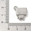 Anti-Tarnish 304 Stainless Steel Pendants STAS-Q334-14P-3