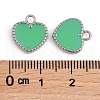 304 Stainless Steel Enamel Charms STAS-L022-485P-03-3