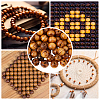 DICOSMETIC Natural Wood Beads WOOD-DC0001-16A-7