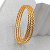 3Pcs Alloy Twist Bangles FS-WG46B36-01-2