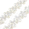 Electroplate Glass Beads Strands EGLA-T028-02D-1