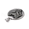 304 Stainless Steel Pendants STAS-J039-13AS-3