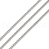 304 Stainless Steel Curb Chains CHS-M009-11P-01-1