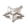 304 Stainless Steel Pendants STAS-Q346-08P-05-3