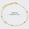 Handmade Natural Pearl & Dyed Jade & Glass Beaded Necklace JR6200-2-1
