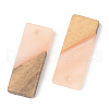 Resin & Walnut Wood Pendants RESI-S389-059A-C02-2