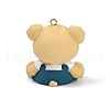Opaque Resin Pendants RESI-S018-01A-G-3