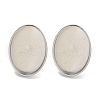 Anti-Tarnish 304 Stainless Steel Stud Earring Finding EJEW-U022-11P-1
