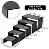 5Pcs 5 Sizes Opaque Acrylic Display Risers ODIS-WH0002-43B-2