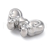 Rack Plating Alloy Beads PALLOY-R450-07P-2