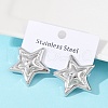 304 Stainless Steel Stud Earrings EJEW-S265-10P-2