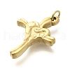 Ion Plating(IP) 304 Stainless Steel Pendants STAS-K263-56G-02-2