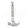 304 Stainless Steel Big Pendants STAS-D110-02AS-1