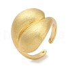 Rack Plating Brass Cuff Finger Rings for Women RJEW-C114-13H-G-1