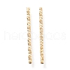 Corrugated Brass Tube Beads KK-H759-28D-G-1