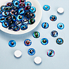 AHADERMAKER 60Pcs 15 Colors Glass Cabochons GGLA-GA0001-36-4