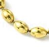 Ion Plating(IP) 304 Stainless Steel Oval Link Chain Bracelets for Women BJEW-C066-02G-2
