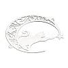 201 Stainless Steel Laser Cut Connector Charms STAS-Z116-06P-2
