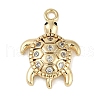 Brass Micro Pave Cubic Zirconia Pendants KK-I719-33G-1