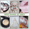 Polyester Double Layer Pleated Lace Ribbon OCOR-WH0097-43B-6