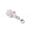 Angel Acrylic & ABS Plastic Imitation Pearl Pendant Decorations HJEW-JM03298-02-5
